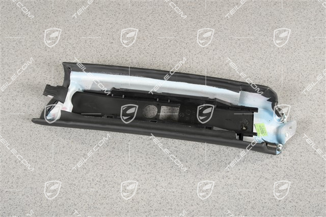 Tapicerka słupka B, skóra, czarna, Coupe, R