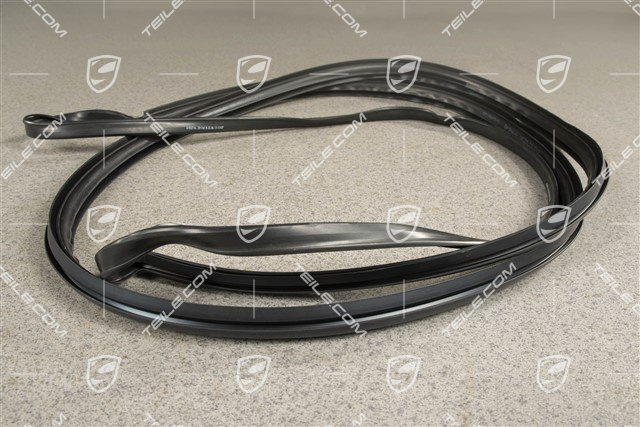 Gasket for hardtop rear window