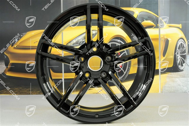 19" Felge Carrera, 11J x 19 ET48, schwarz hochglanz