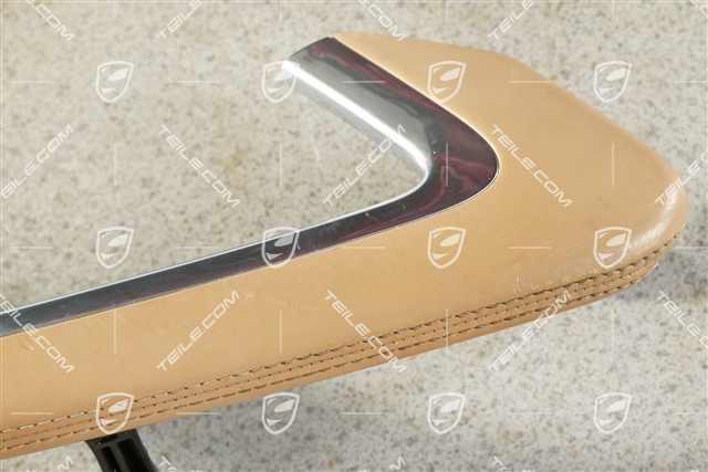 Skórzany Uchwyt / rączka tapicerki drzwi, L (do obszycia)