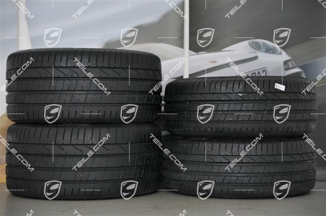 20" Carrera Classic II Sommerräder Satz, 8,5J x 20 ET51 + 11J x 20 ET70, Pirelli Sommerreifen 245/35 ZR20 + 295/30 ZR20