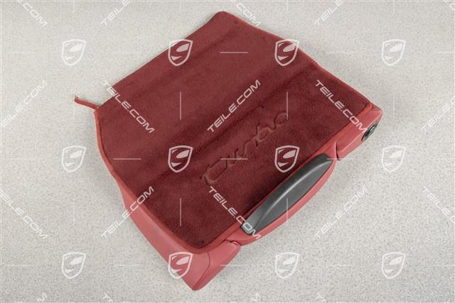 Teppich für Notsitzrückenlehne / Rücksitz / Rückenlehne, Schriftzug Turbo, Boxsterrot, R