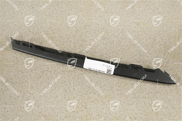 Front bumper disc / trim, Sport Design Package, middle, Black matt, L