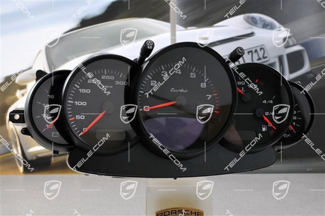 Instrument cluster, Turbo, 6-speed manual transmission Instrument cluster, Turbo, 6-speed manual transmission