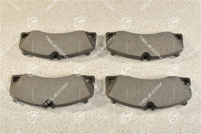 Front brake pad set, PCCB, L+R