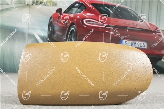 Deckel vom Mittelkonsole zwischen Sitzen, Kunstleder, Savannabeige