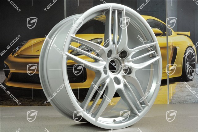 20" Komplet felg Sport Design, 8,5 x 20 ET51 + 11J x 20 ET52, srebrny brylantowy
