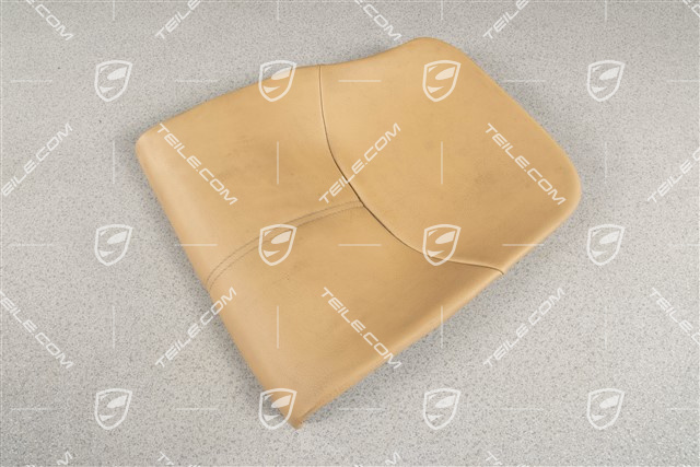 Back seat lower / cushion, Cabrio, Leatherette, Sande beige, R