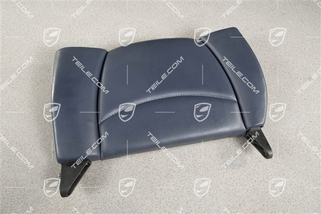 Back seat backrest, rear, leatherette, night blue, Coupe/Targa, L