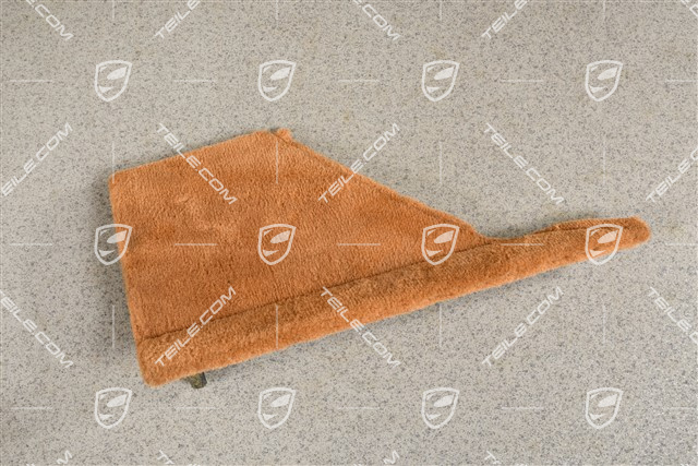 Cover trim, Lateral, Centre console, Natural brown, L