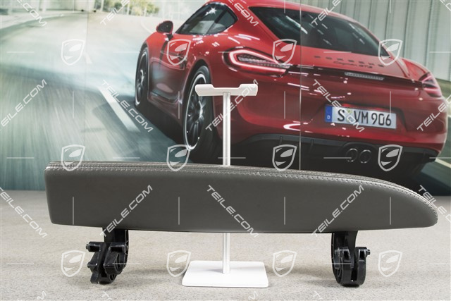 Klapka schowka w drzwi, Skóra, Stone grey/stone grey, L