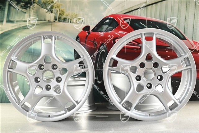 19" Komplet felg Carrera S, 8J x 19 ET57 + 11J x 19 ET67