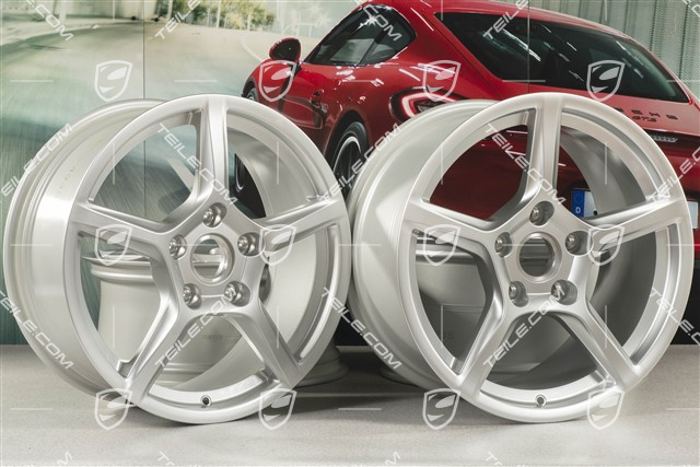 18" Felgensatz Boxster IV, 8J x 18 ET57 + 9,5J x 18 ET49