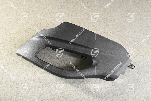 Sitzgestellverkleidung, Abdeckung, Schwarz, R