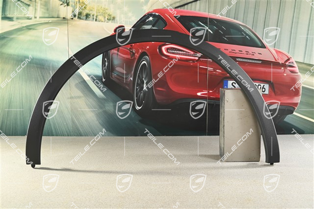 Coupe, Wide Wheel Arch cover, rear, Black matte, R