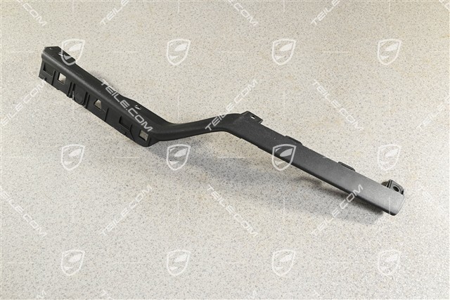 Heckstoßstangenblende, Version mit Haken, mattschwarz, L, (ohne Leiste)