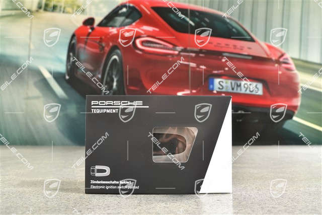 Ignition starter switch, lacquered Chalk, KESSY / Entry and Drive