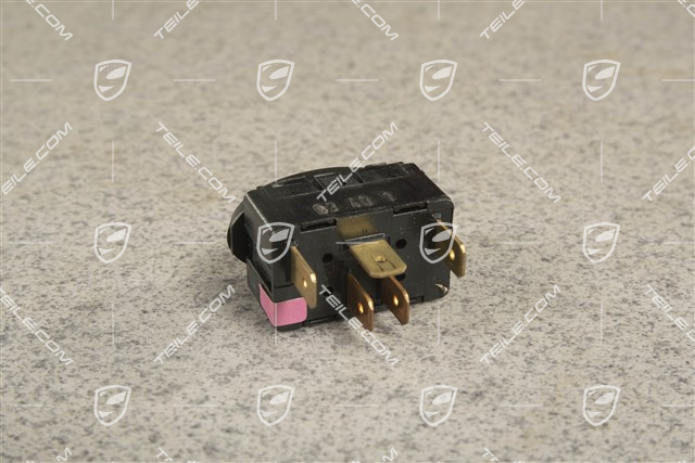 Przycisk wycieraczki tylnej szyby, czarny mat