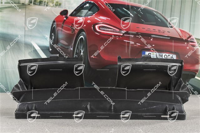 Air duct / Guide, Front Bumper with ACC, black matte