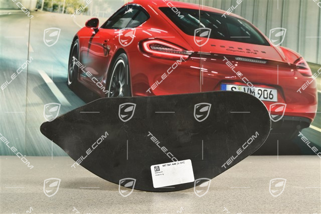 Blenda / osłona ramienia dachu cabrio, R