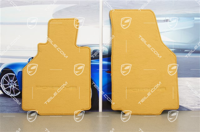 Komplet dywaników podłogowych, 2-częściowy (996 i 986), beżowy "savanna" Komplet dywaników podłogowych, 2-częściowy (996 i 986), beżowy "savanna"