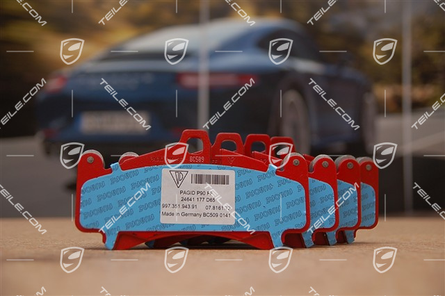 Brake pad set (L+R), GT3
