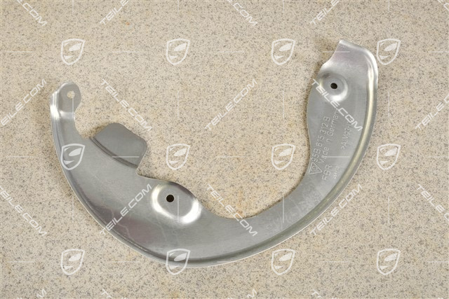 S / Turbo, Front axle disc brake protective plate, R