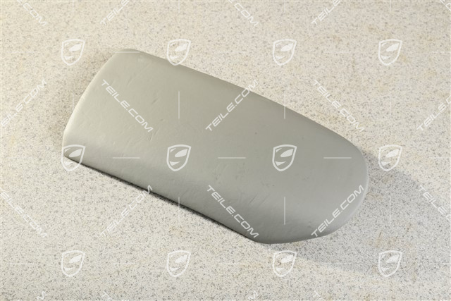 Deckel vom Mittelkonsole zwischen Sitzen, Leder, Graffitigrau