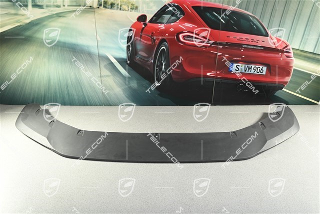 Spoiler front, lower part trim, Matt Black