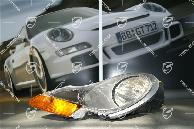 Headlight, yellow, L
