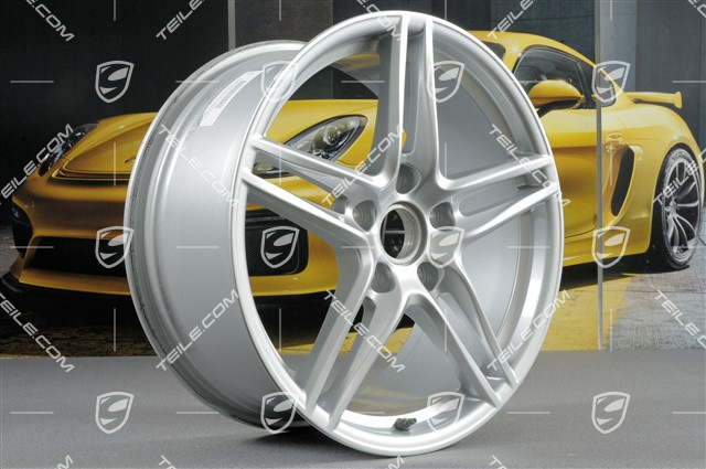 19" Felge Carrera VI, 8,5J x 19 ET50, Brilliant Silver
