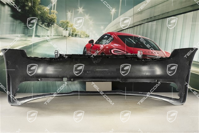 Zderzak tylny, z otworami na czujniki parkowania