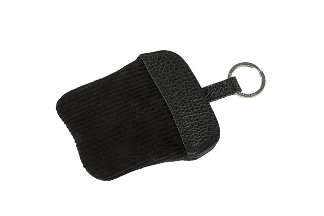 Porsche Classic Etui na klucze, z wytłoczonym herbem Porsche, sztruks