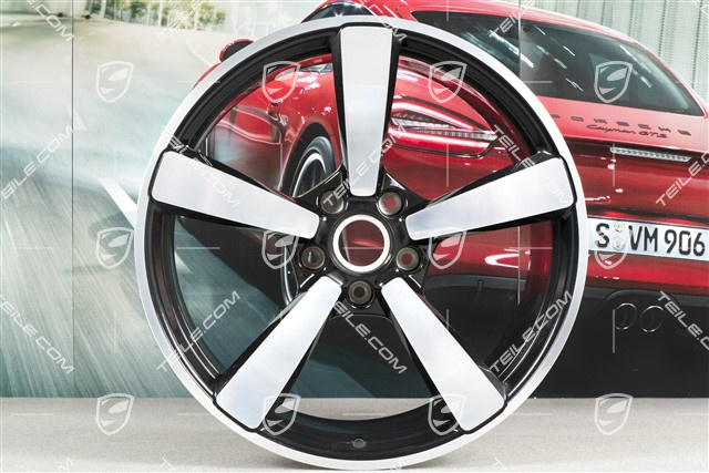 21-inch Carrera Exclusive wheel rim, 11,5J x 21 ET67, black high gloss