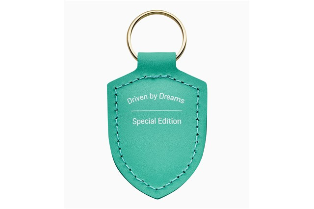 Crest Keyring'Driven by Dreams' – 75Y, mint green