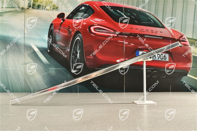 Listwa ozdobna z uszczelką, boczna, tylna, Galvano silver, R