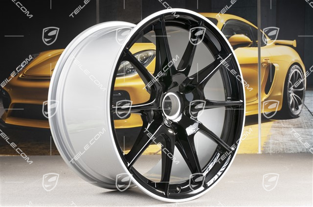 19-inch Boxster Spyder wheel set, special Black Edition model, 10J x 19 ET42 + 8,5J x 19 ET55