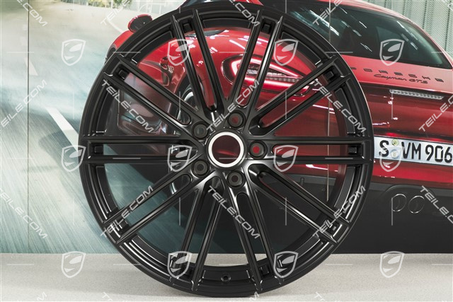 22" Felga Turbo IV, 10J x 22 ET48, czarny satynowy półmat