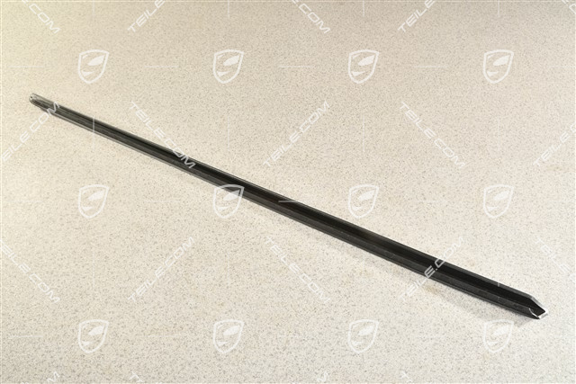 Windshield Water drain strip, A-pillar, black matte, L