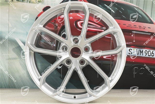 20-inch GT4 wheel rim, 11J x 20 ET50,  brilliant silver