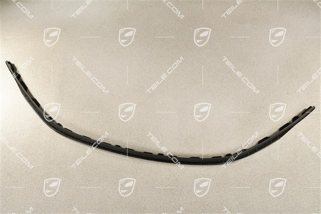 GTS / Sport Design, Front bumper spoiler lip / lower part trim, Black