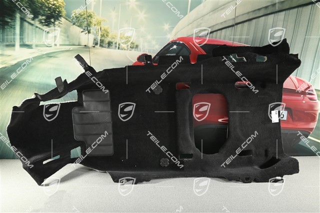 Wykładzina przednia, czarna