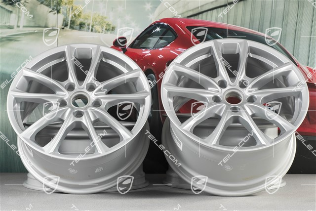 19" wheel rim set Panamera S, 9J x 19 ET64 + 10,5J x 19 ET62