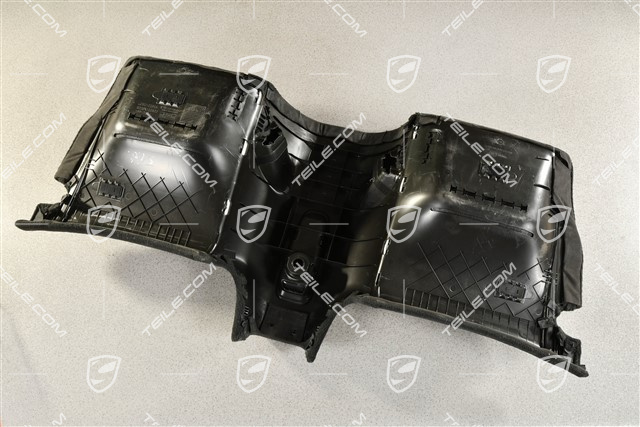 GT3RS Clubsport, Sitzmulde Abdeckung, hinten, Schwarz / Silber