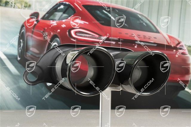 GT3 Endrohr, Schwarz