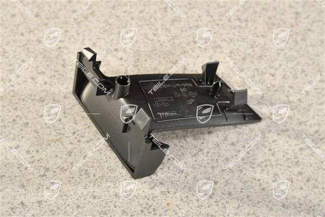 Abdeckblende, Gehäuseblende, Innenbetätigung, Schwarz, L