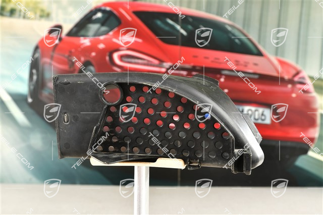 Prowadnica powietrza, czarna, R