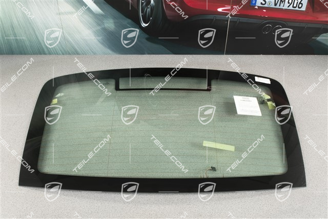 Rear window, without hole for wiper, PCM 2 / PCM 3 main module incl. radio