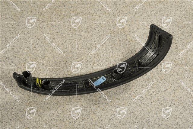 Zuziehgriff / Abdeckung, Leder, Schwarz, R