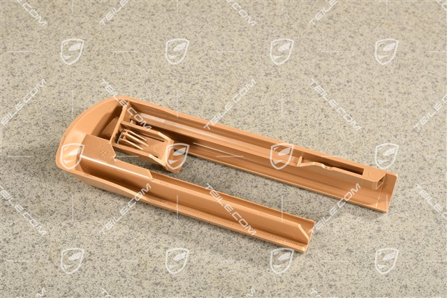 Abdeckung, Abdeckschiene für Vordersitz, Luxorbeige, L